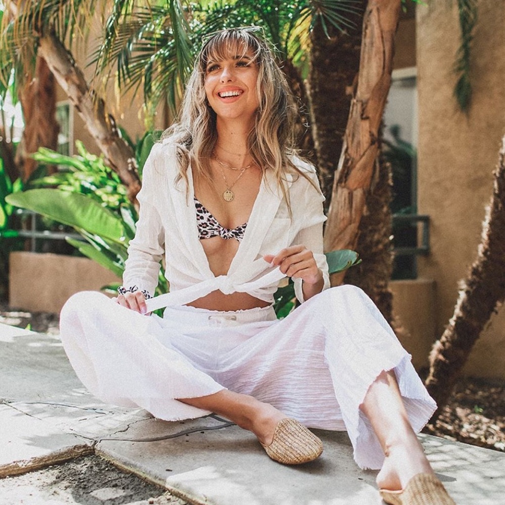 Linen Swim Cover-Up (Pants Only)